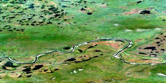Air photo: Cadzow Lake Satellite Image map 116O10 at 1:50,000 Scale