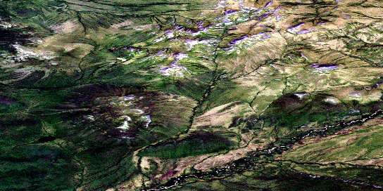 Air photo: Driftwood Hill Satellite Image map 116O16 at 1:50,000 Scale