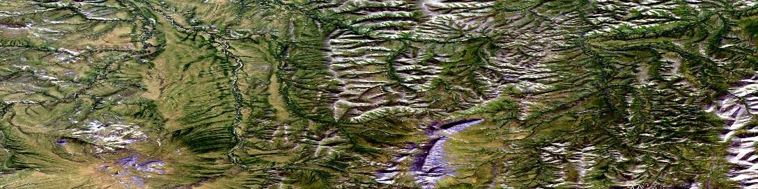 Mount Close Satellite Map 117A07 at 1:50,000 scale - National Topographic System of Canada (NTS) - Orthophoto