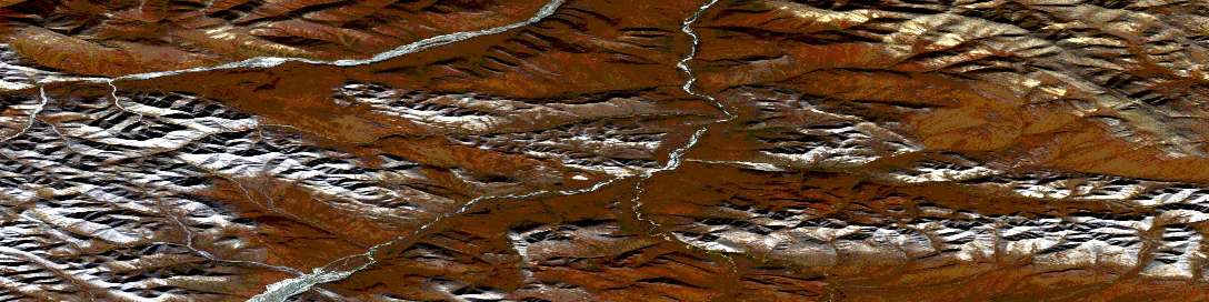 Air photo: Muskeg Creek Satellite Image map 117B16 at 1:50,000 Scale