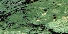 052O03 Bamaji Lake Aerial Satellite Photo Thumbnail
