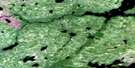 052P15 Ozhiski Lake Aerial Satellite Photo Thumbnail