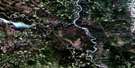 083B14 Brazeau Forks Aerial Satellite Photo Thumbnail
