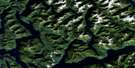 093D05 Ocean Falls Aerial Satellite Photo Thumbnail