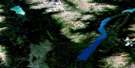 104G09 Kinaskan Lake Aerial Satellite Photo Thumbnail