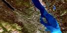 105E03 Lake Laberge Aerial Satellite Photo Thumbnail