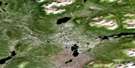 105K08 Blind Lakes Aerial Satellite Photo Thumbnail