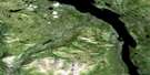 115H06 Aishihik Lake Aerial Satellite Photo Thumbnail