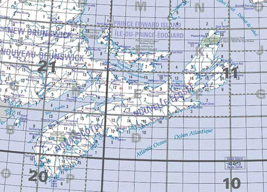 NS Topographic Map Index
