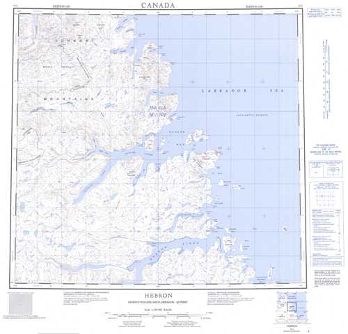 Purchase Hebron Topographic Map 014L at 1:250,000 scale
