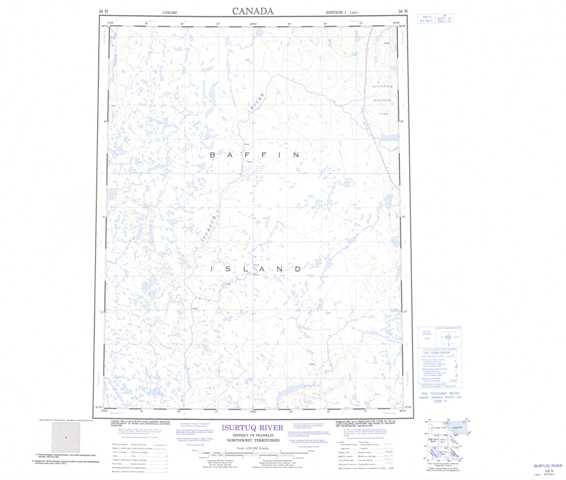 Purchase Isurtuq River Topographic Map 026N at 1:250,000 scale