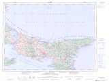011L CHARLOTTETOWN Topographic Map Thumbnail - Maritimes East NTS region