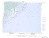 012J HARRINGTON HARBOUR Topographic Map Thumbnail - The Gulf NTS region