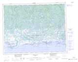 012K MUSQUARO Topographic Map Thumbnail - The Gulf NTS region