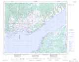 012P BLANC-SABLON Topographic Map Thumbnail - The Gulf NTS region