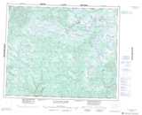 013B ST AUGUSTIN RIVER Topographic Map Thumbnail - Labrador NTS region