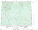 013D LAC BRULE Topographic Map Thumbnail - Labrador NTS region
