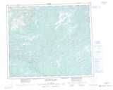 013K SNEGAMOOK LAKE Topographic Map Thumbnail - Labrador NTS region