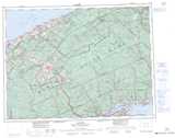 022B MATANE Topographic Map Thumbnail - St. Lawrence NTS region