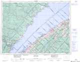 022C RIMOUSKI Topographic Map Thumbnail - St. Lawrence NTS region