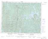 022E RESERVOIR PIPMUACAN Topographic Map Thumbnail - St. Lawrence NTS region