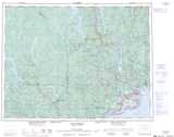022F BAIE-COMEAU Topographic Map Thumbnail - St. Lawrence NTS region