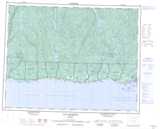 022I LAC MANITOU Topographic Map Thumbnail - St. Lawrence NTS region