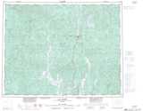 022K LAC BERTE Topographic Map Thumbnail - St. Lawrence NTS region
