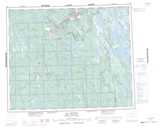 023B LAC OPOCOPA Topographic Map Thumbnail - Central Lakes NTS region