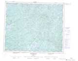 023E NITCHEQUON Topographic Map Thumbnail - Central Lakes NTS region