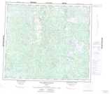 023P LAC RESOLUTION Topographic Map Thumbnail - Central Lakes NTS region