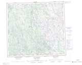024G LAC SAFFRAY Topographic Map Thumbnail - Ungava Bay NTS region