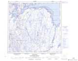 024K KUUJJUAQ Topographic Map Thumbnail - Ungava Bay NTS region