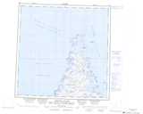 025A GRENFELL SOUND Topographic Map Thumbnail - Meta Incognita NTS region