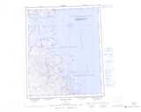026G IRVINE INLET Topographic Map Thumbnail - Baffin Lakes NTS region