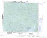 033K RIVIERE DENYS Topographic Map Thumbnail - James Bay NTS region