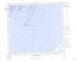 033M SNAPE ISLAND Topographic Map Thumbnail - James Bay NTS region