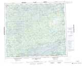 033P LAC BIENVILLE Topographic Map Thumbnail - James Bay NTS region