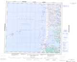 034C LAC GUILLAUME-DELISLE Topographic Map Thumbnail - Nunavik NTS region