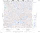 034G LAC MINTO Topographic Map Thumbnail - Nunavik NTS region
