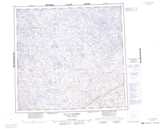 034I LAC LA POTHERIE Topographic Map Thumbnail - Nunavik NTS region