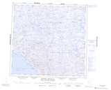 034K RIVIERE INNUKSUAC Topographic Map Thumbnail - Nunavik NTS region