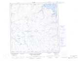 035H CRATERE DU NOUVEAU-QUEBEC Topographic Map Thumbnail - Hudson Strait NTS region