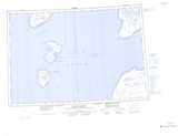 037B SPICER ISLANDS Topographic Map Thumbnail - Baffin Island NTS region