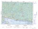 041J BLIND RIVER Topographic Map Thumbnail - Great Lakes NTS region