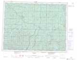 042B FOLEYET Topographic Map Thumbnail - Canoe Country NTS region