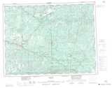 052G IGNACE Topographic Map Thumbnail - Ontario West NTS region