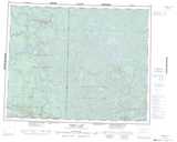 052M CARROLL LAKE Topographic Map Thumbnail - Ontario West NTS region
