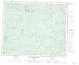 053A WUNNUMMIN LAKE Topographic Map Thumbnail - NW Ontario NTS region