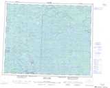 053D DEER LAKE Topographic Map Thumbnail - NW Ontario NTS region